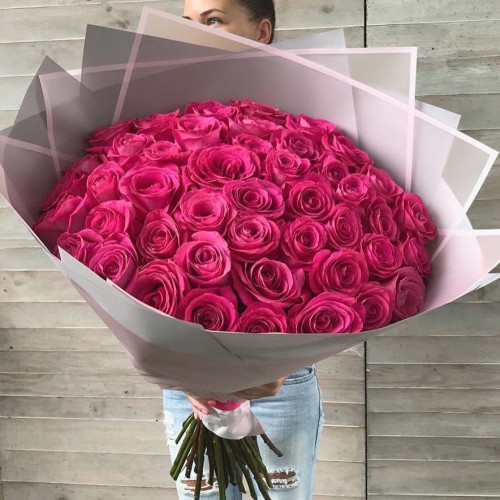 Букет из 51 розы Пинк Флойд
